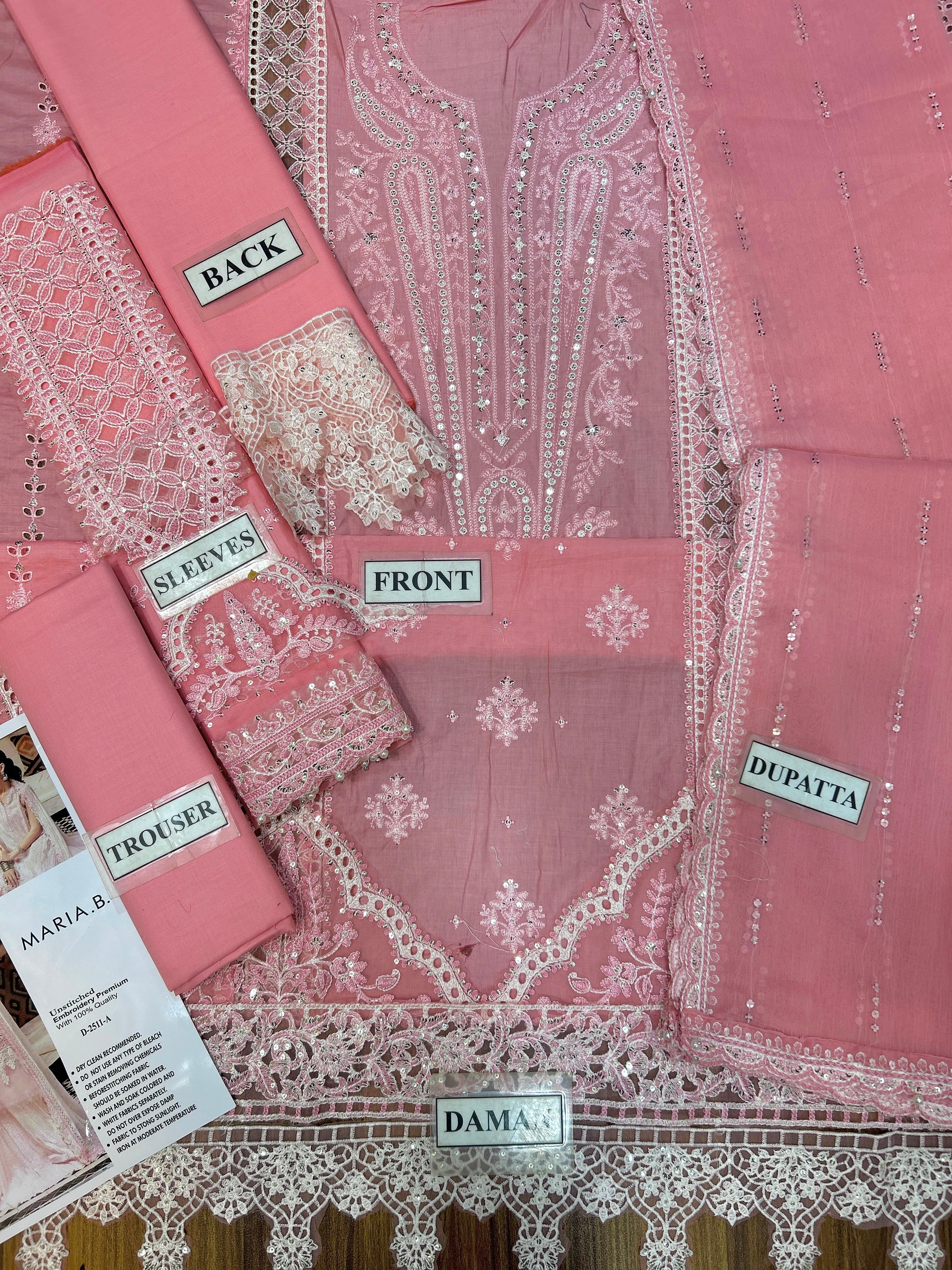 Maria-B Pink Lawn Collection