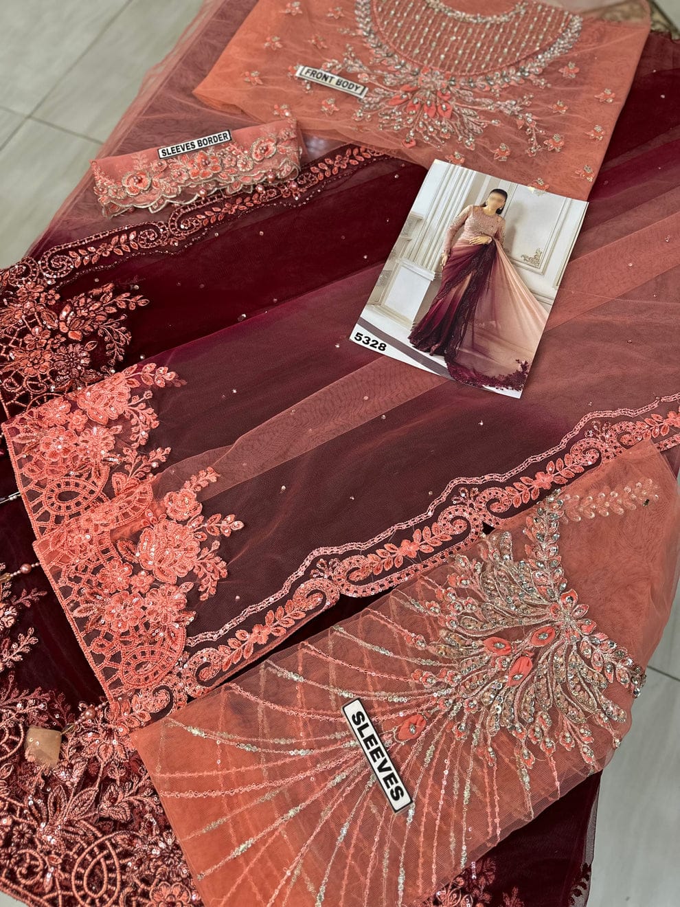 MARIA-B NET SAREE