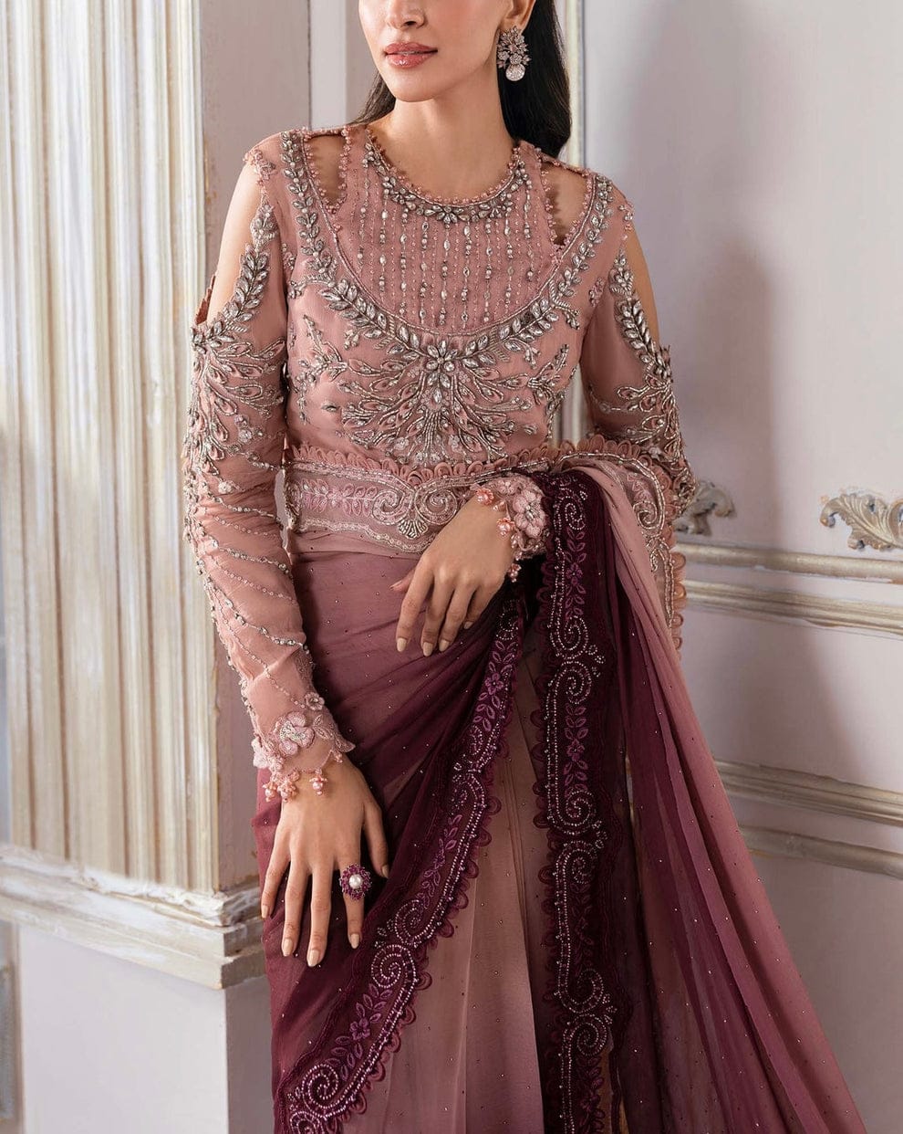 MARIA-B NET SAREE