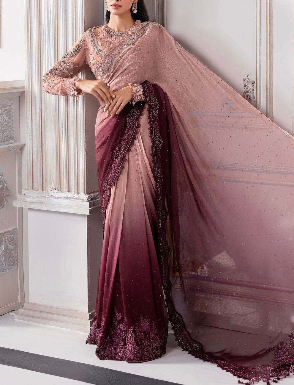 MARIA-B NET SAREE