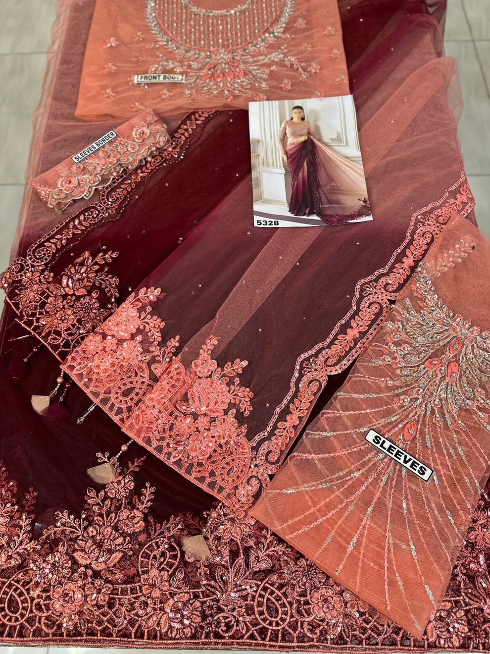 MARIA-B NET SAREE