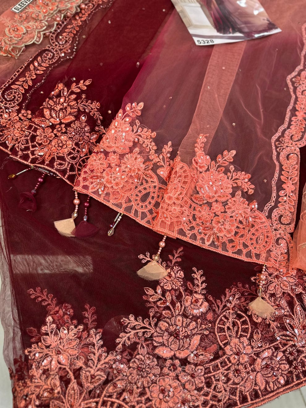 MARIA-B NET SAREE