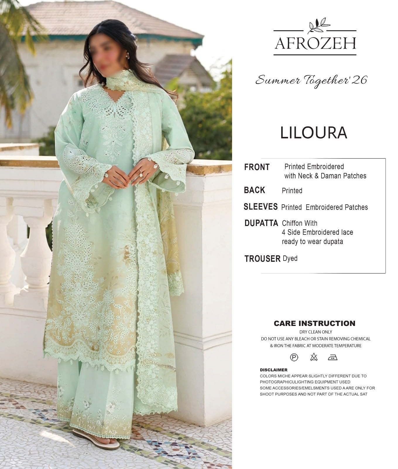 AFROZEH Lawn Collection