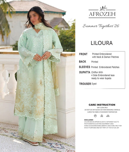 AFROZEH Lawn Collection