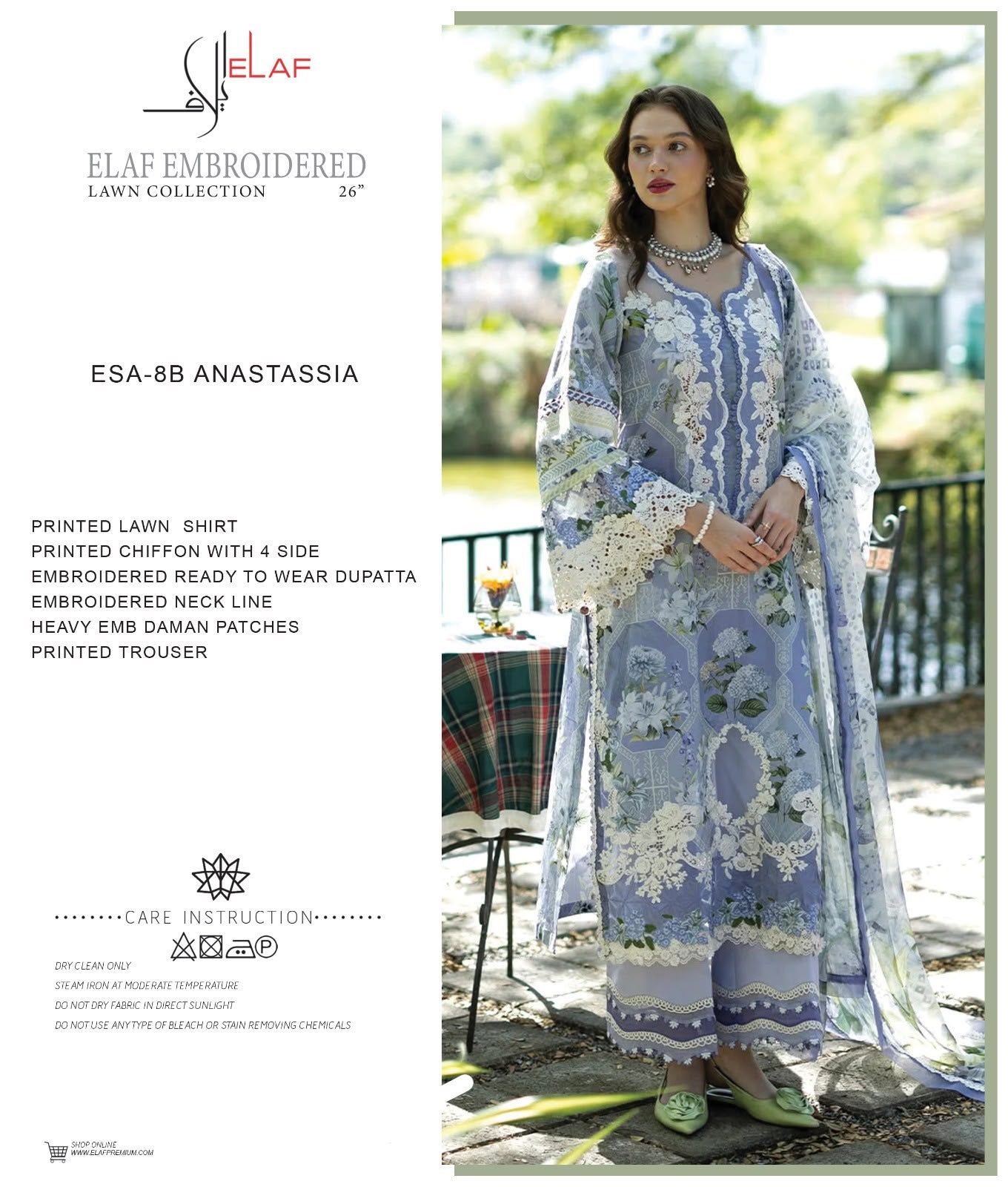 Elaf Lawn Collection 2026