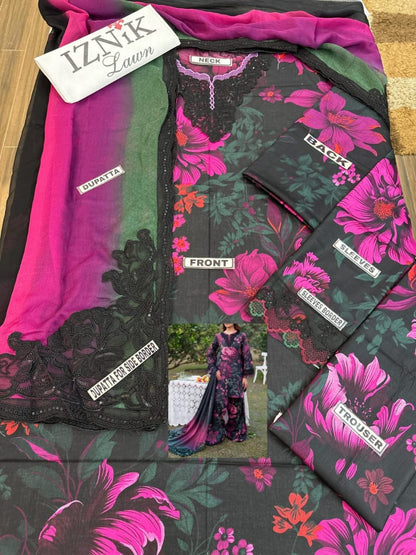 IZNIK LAWN CHIFFON