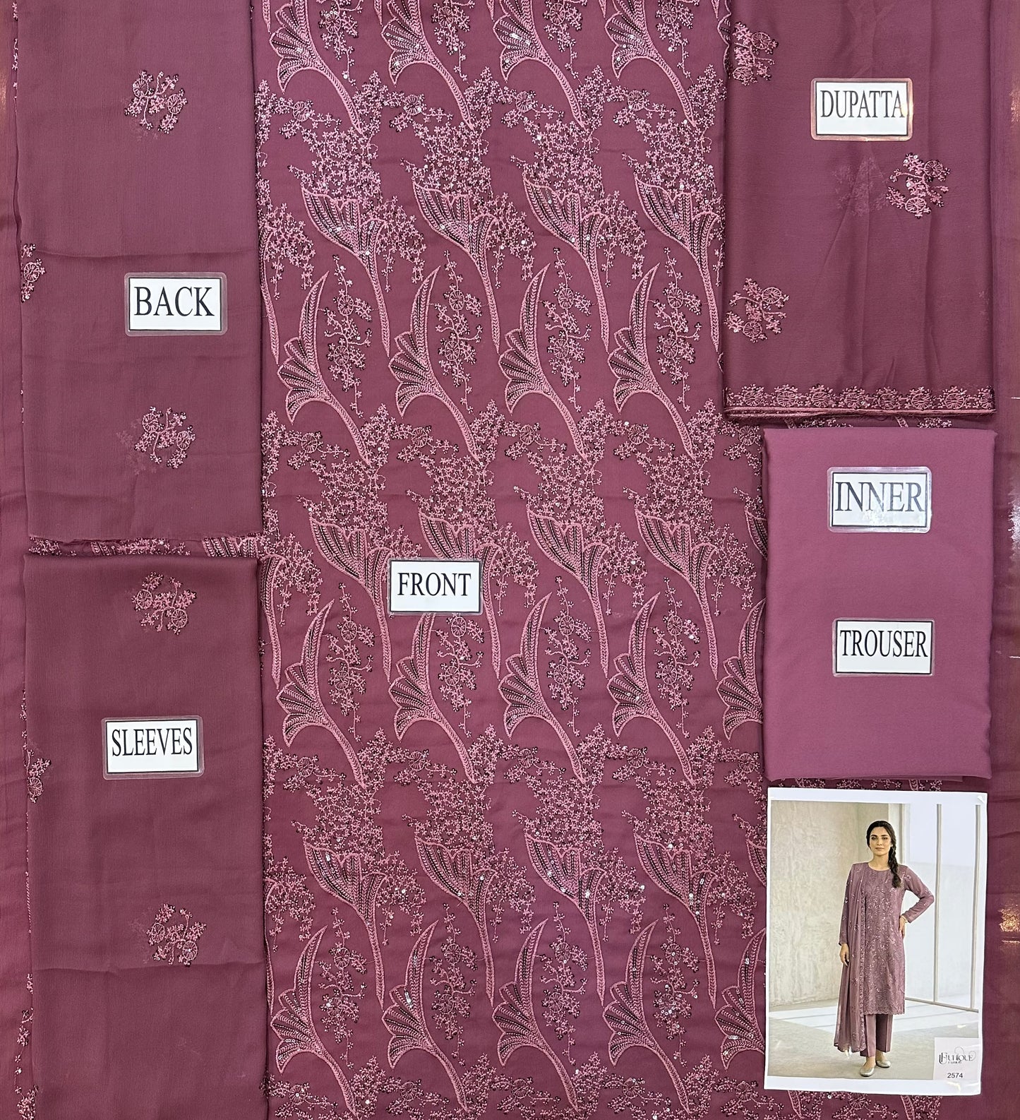 EMBROIDERED CHIFFON COLLECTION