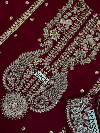 Alizeh Chiffon Embroidered Collection