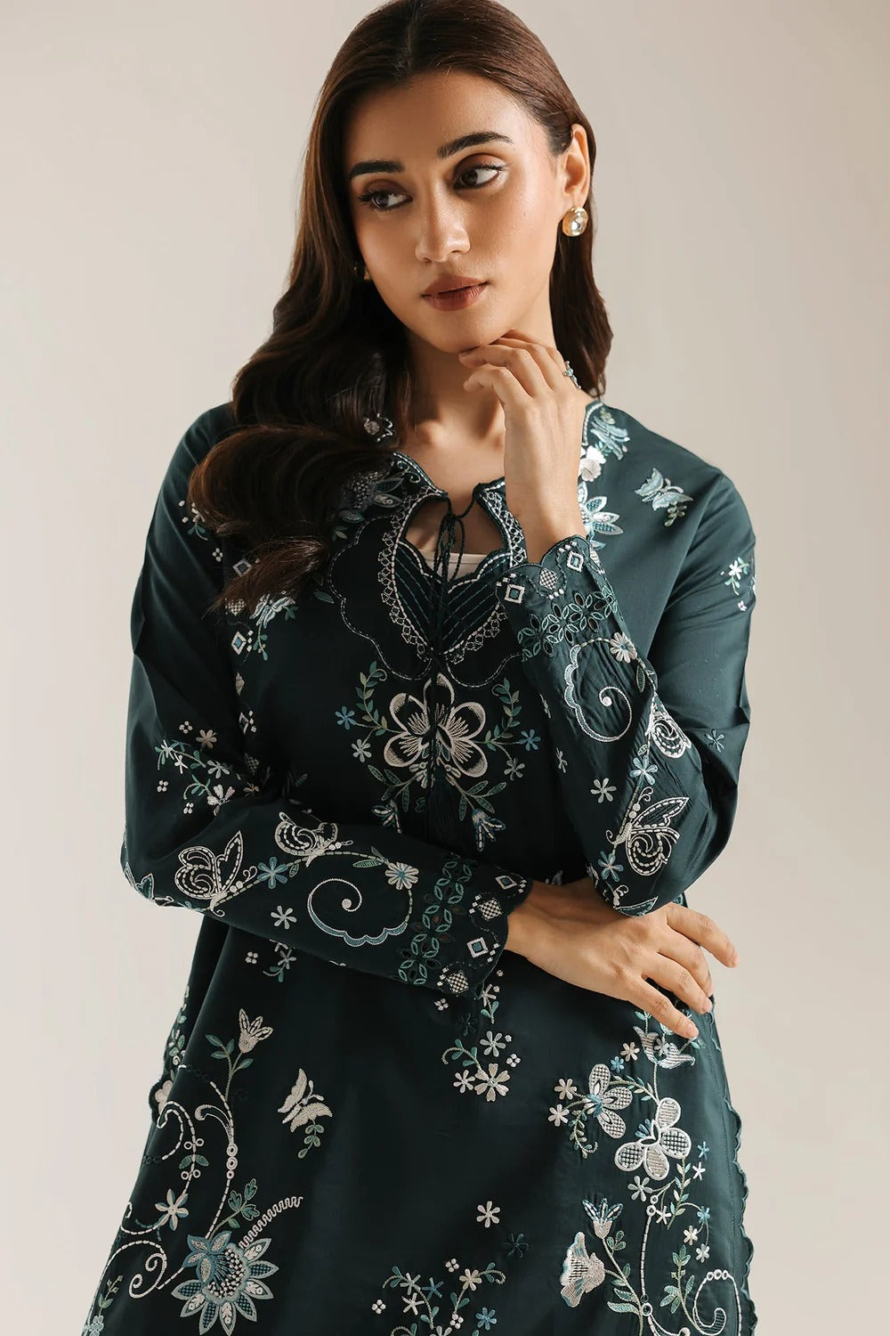 ETHINIC 2 Pcs Silk
