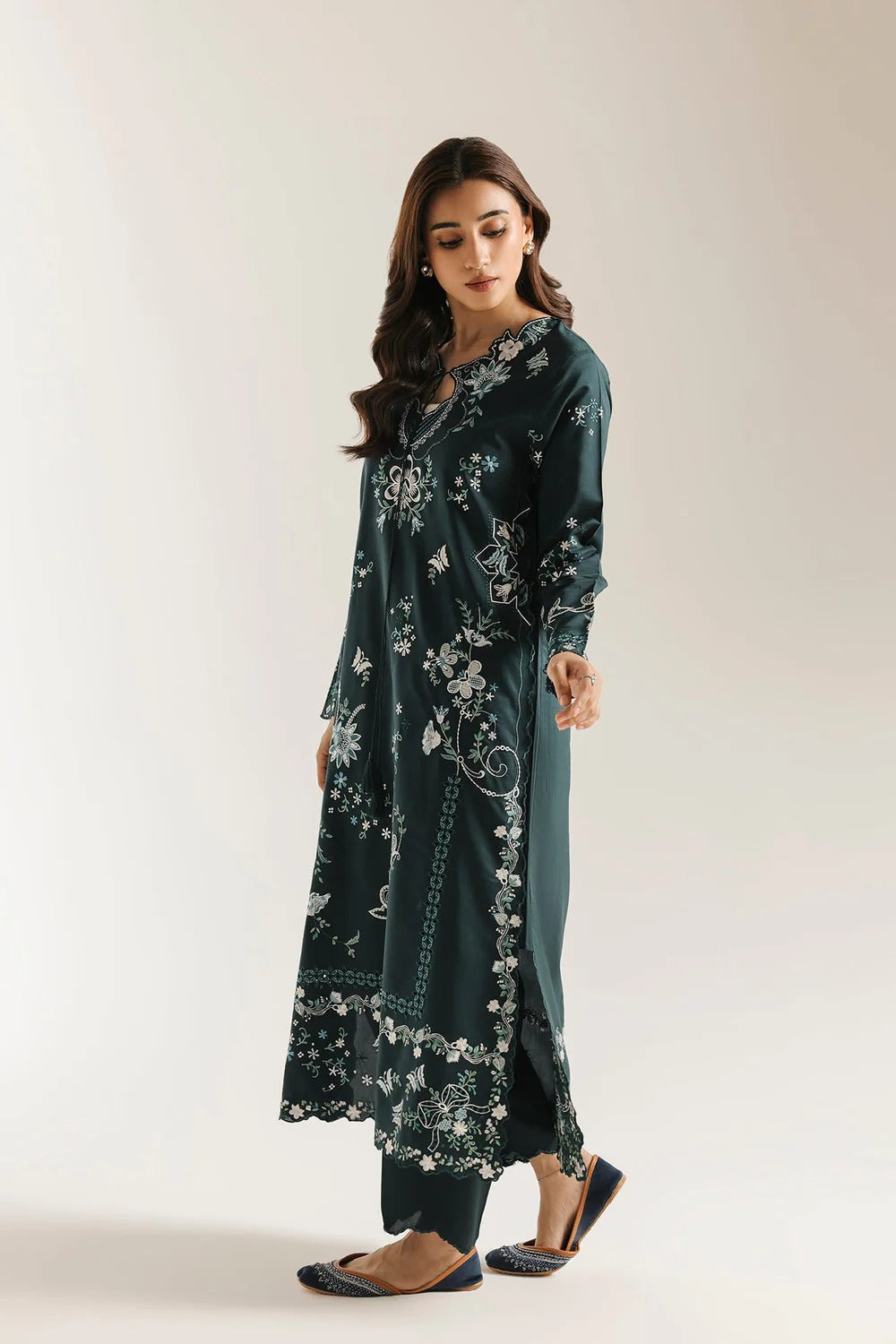 ETHINIC 2 Pcs Silk