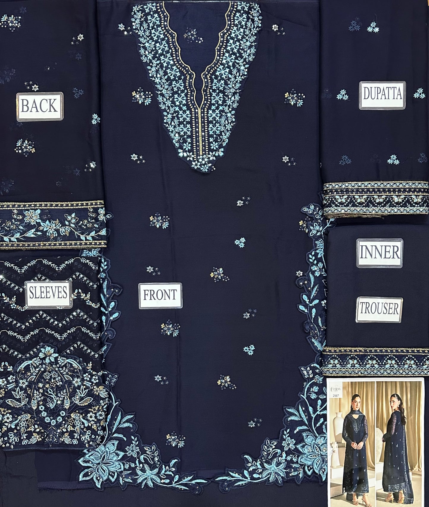 AZURE CHIFFON COLLECTION