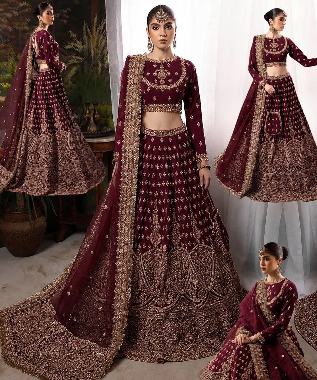 Nuriyaa Mahroon Bridal