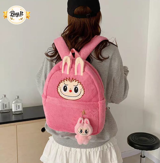 Labubu Stuff Backpack For Kids
