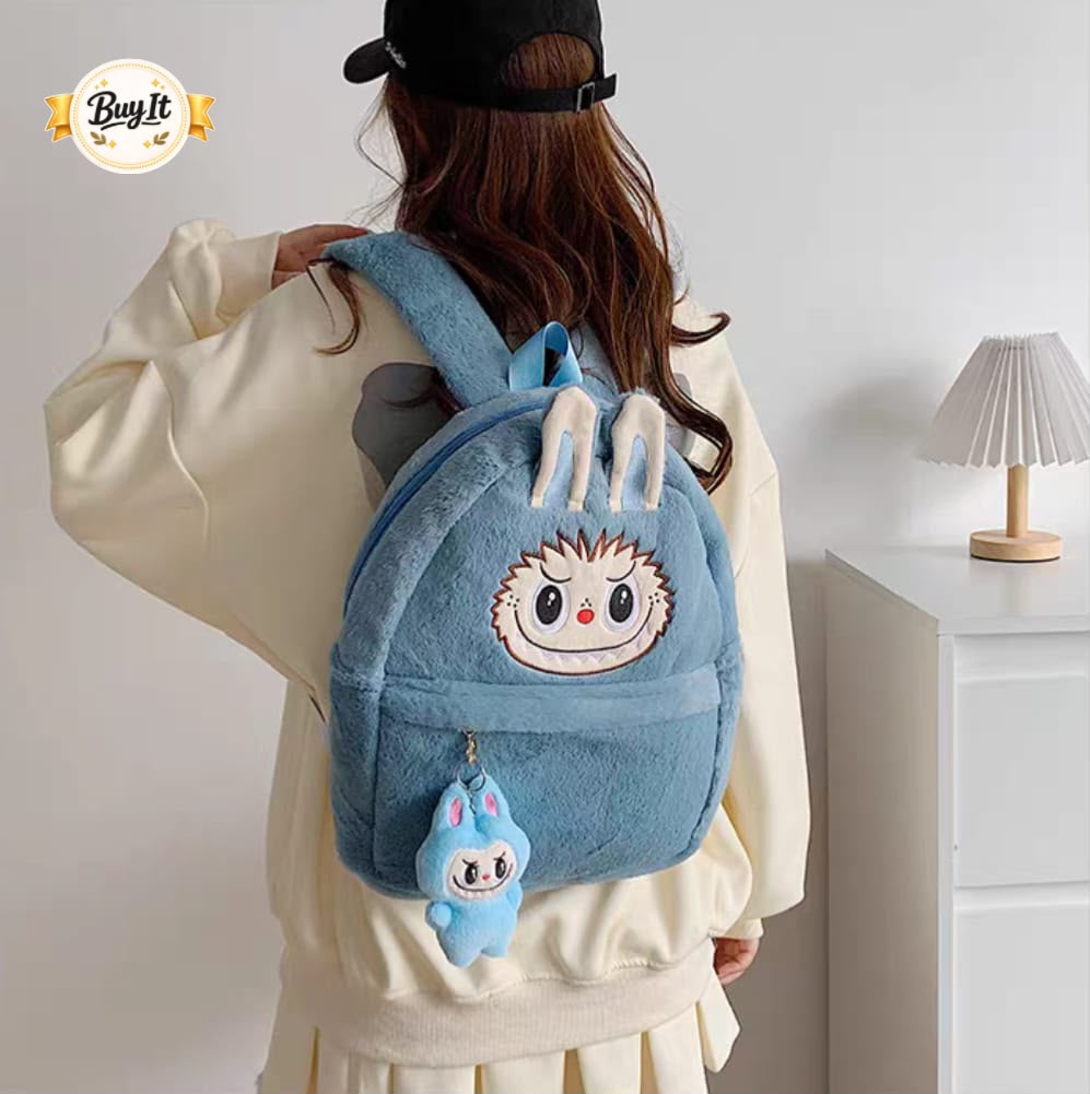 Labubu Stuff Backpack For Kids