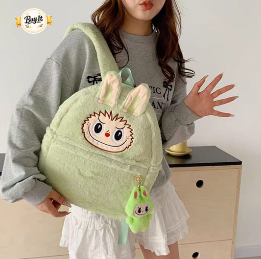 Labubu Stuff Backpack For Kids