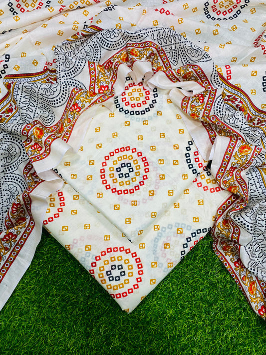 SAPPHIRE LAWN PRINT
