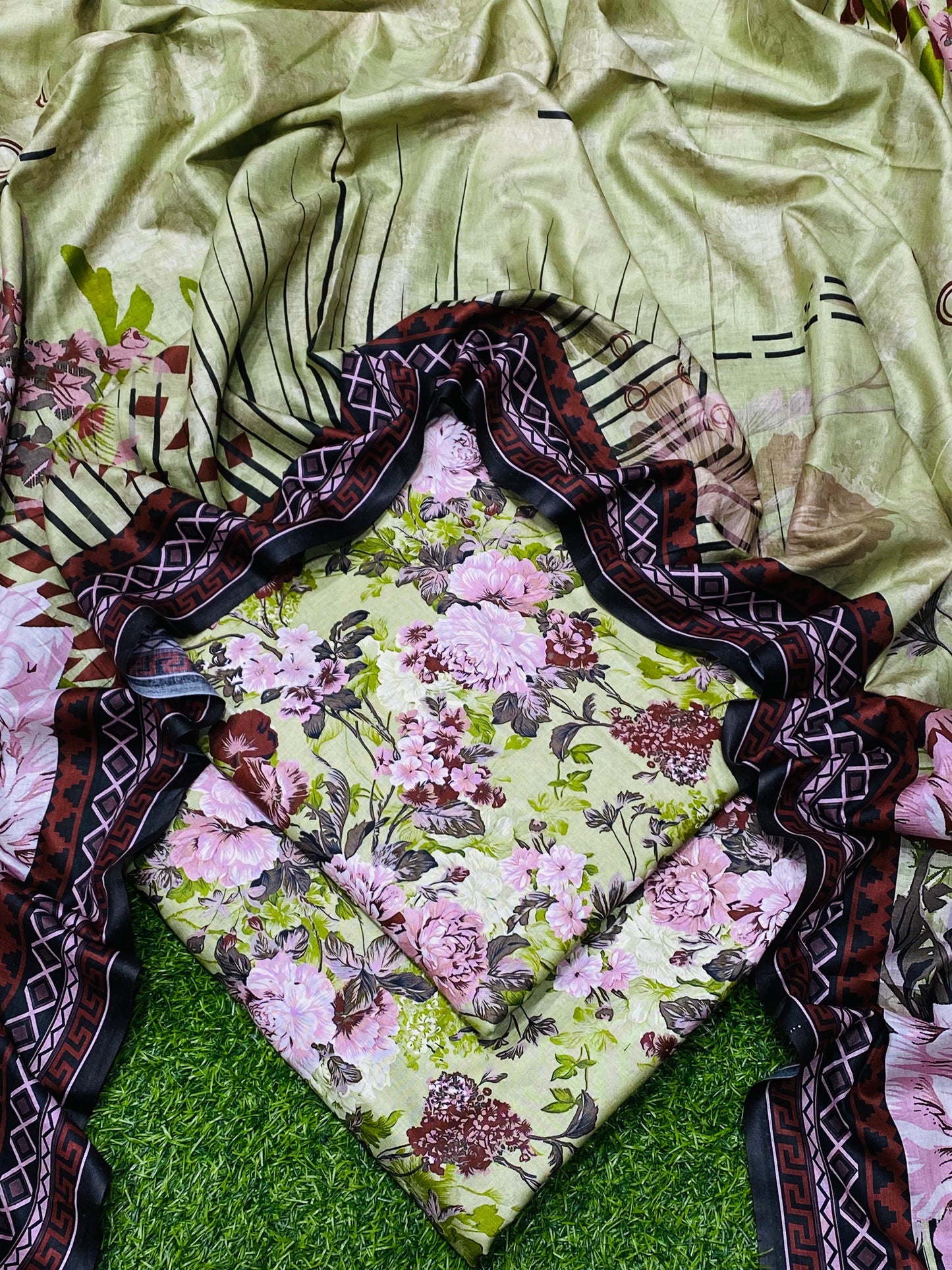 SAPPHIRE LAWN PRINT