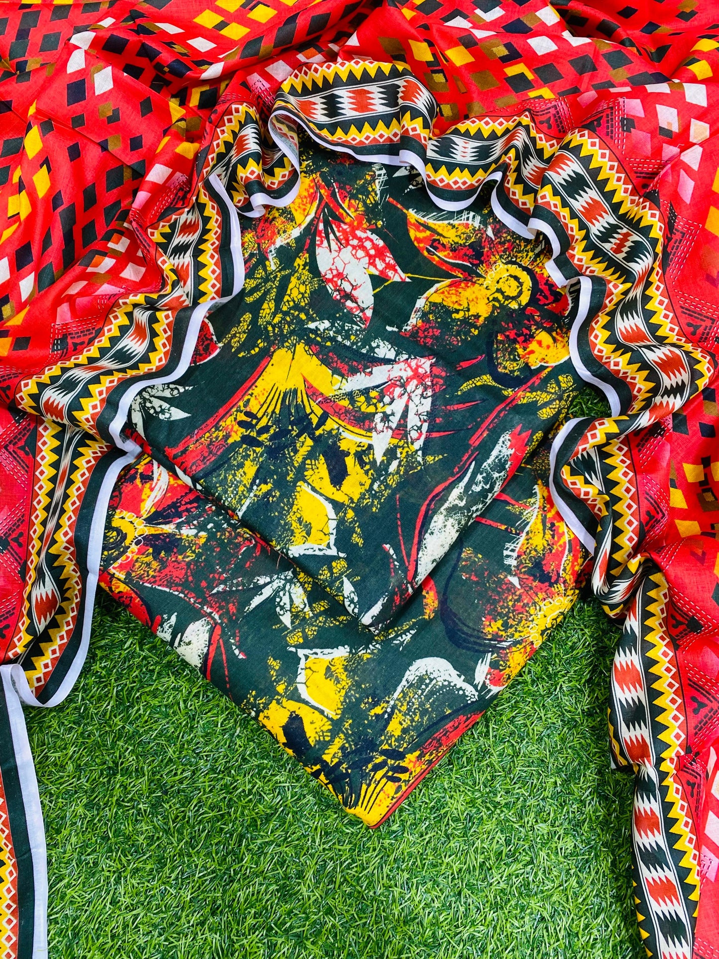 SAPPHIRE LAWN PRINT