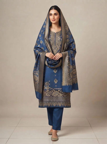 Pashmina Jacquard 3 Piece Suit