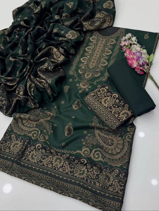 Pashmina Jacquard 3 Piece Suit