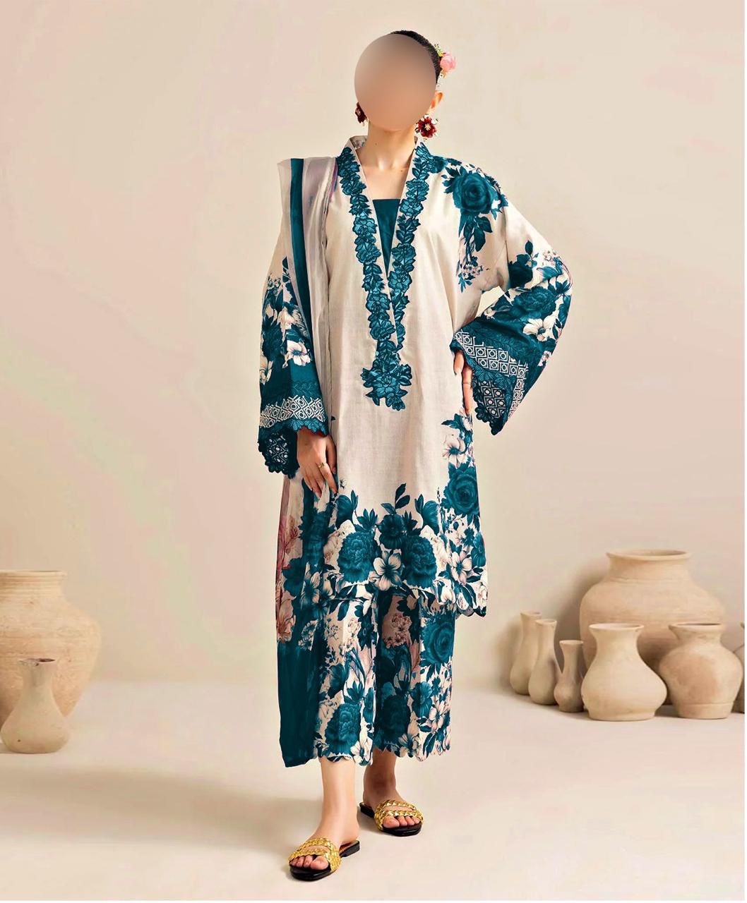 DIGITAL PRINTED SHAMOZ SILK