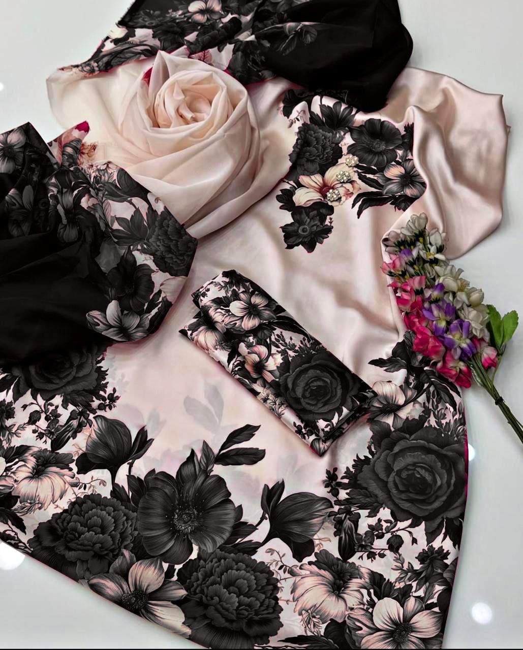 DIGITAL PRINTED SHAMOZ SILK