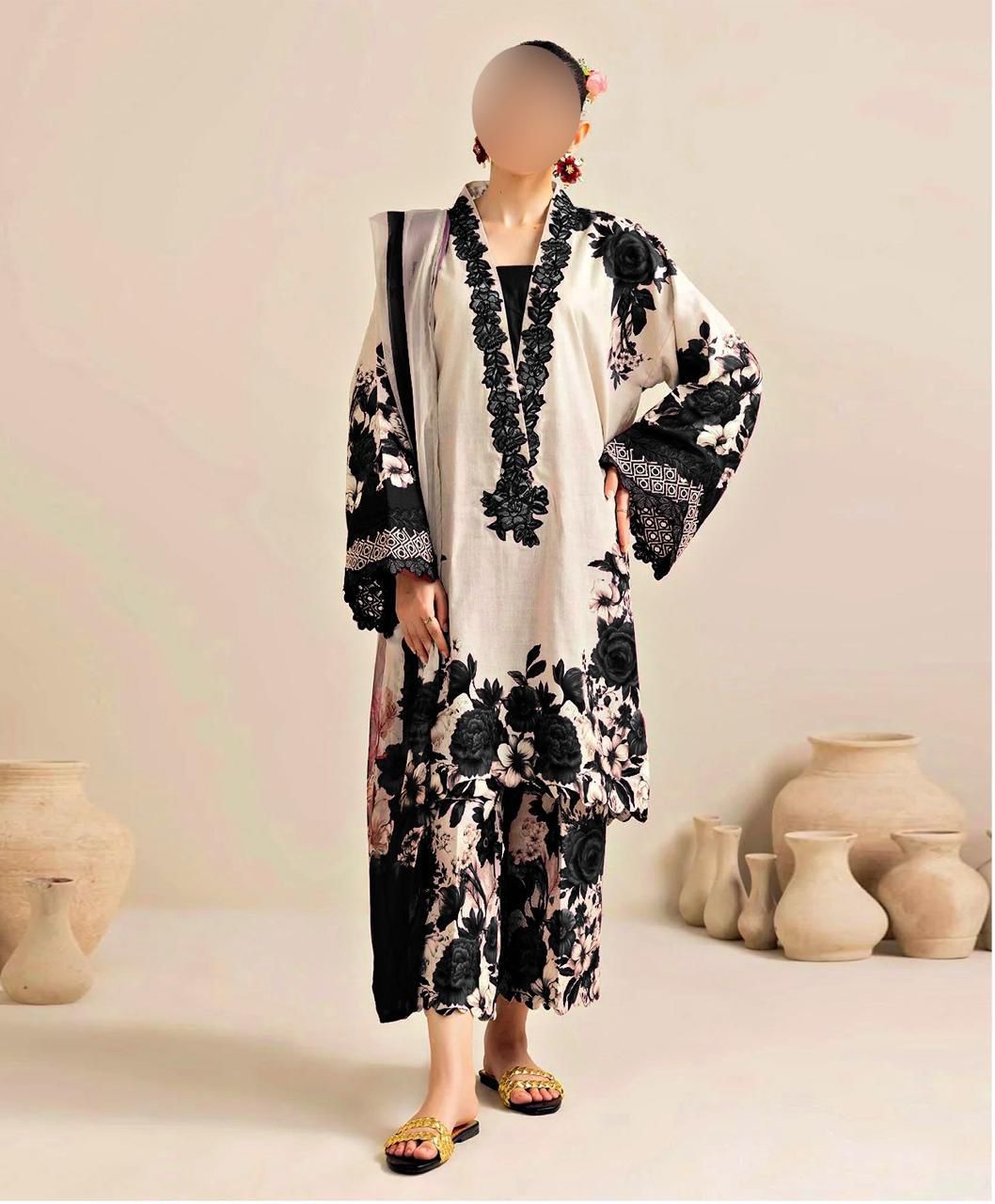 DIGITAL PRINTED SHAMOZ SILK