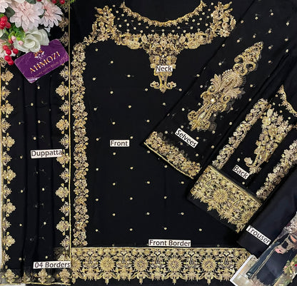 Aneela Chiffon Embroidered Collection