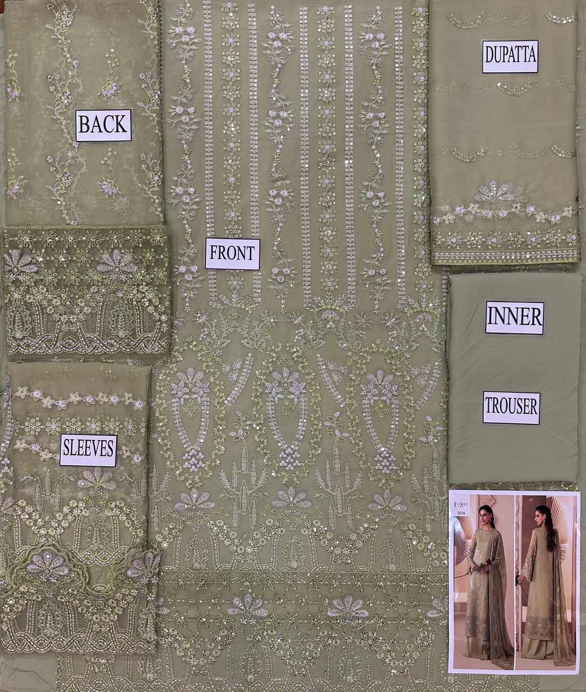 Zarish Atelier LUXURY EMBROIDERED CHIFFON COLLECTION