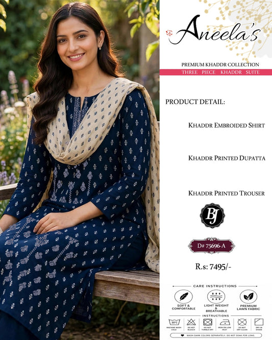 BJ Khaddar With Khaddar Dupatta