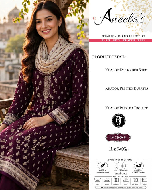 BJ Khaddar With Khaddar Dupatta