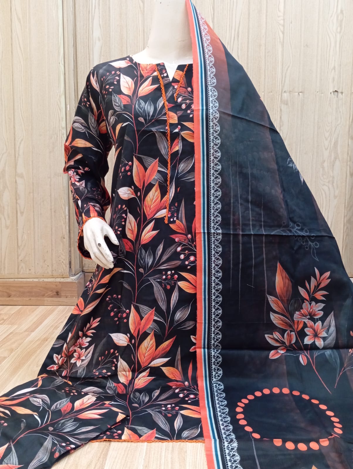 Bin Saeed 3 Pcs Suit Print