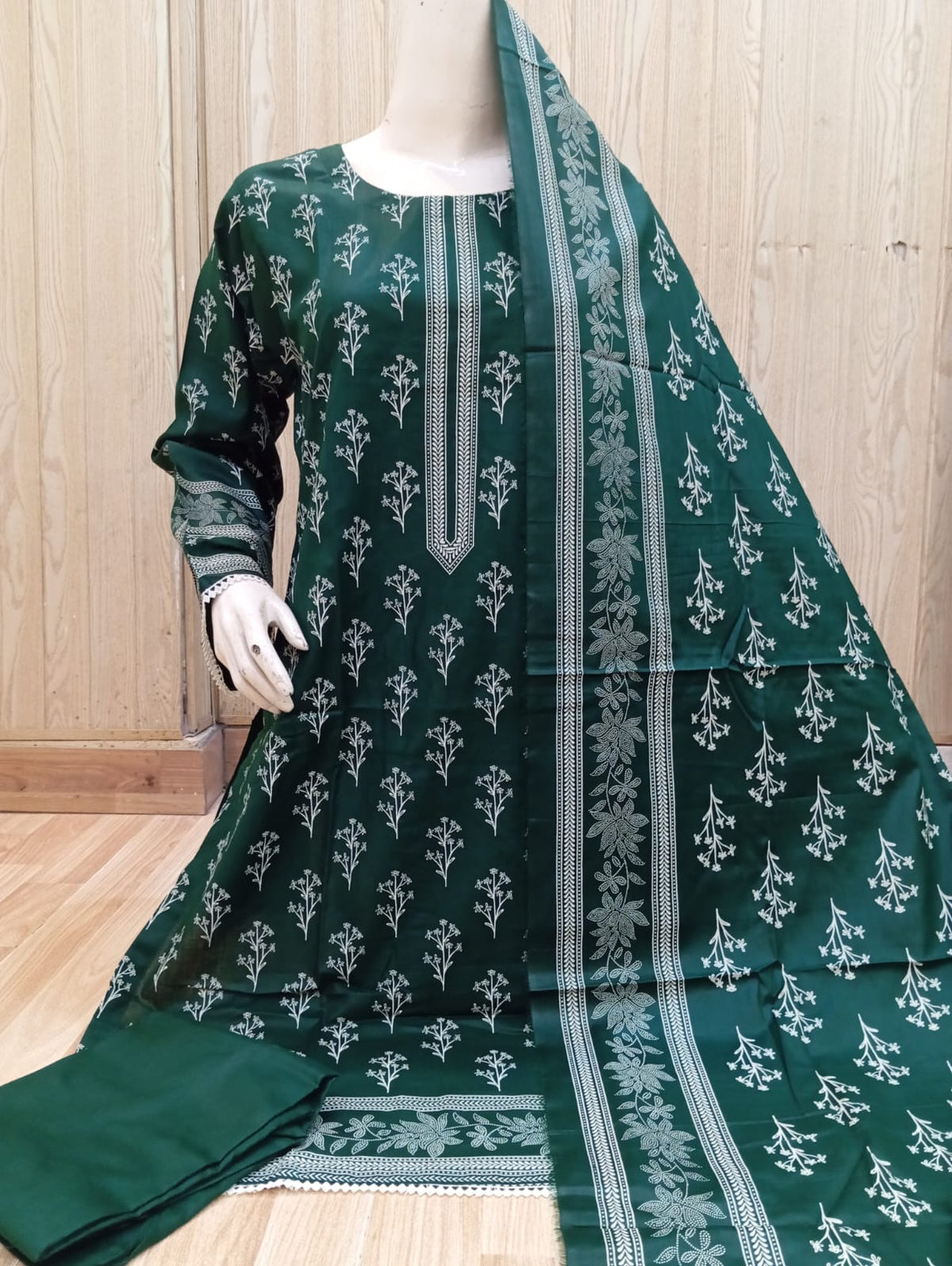 Bin Saeed 3 Pcs Suit Print
