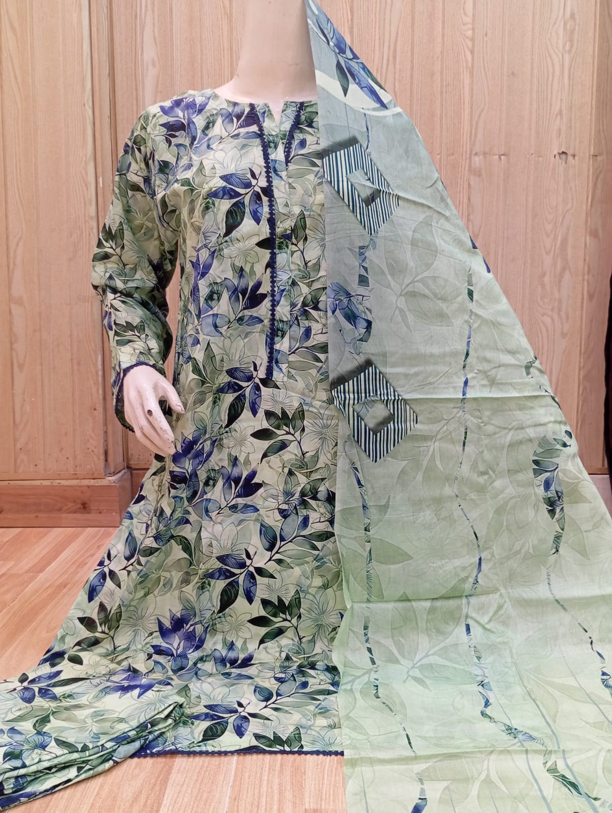 Bin Saeed 3 Pcs Suit Print