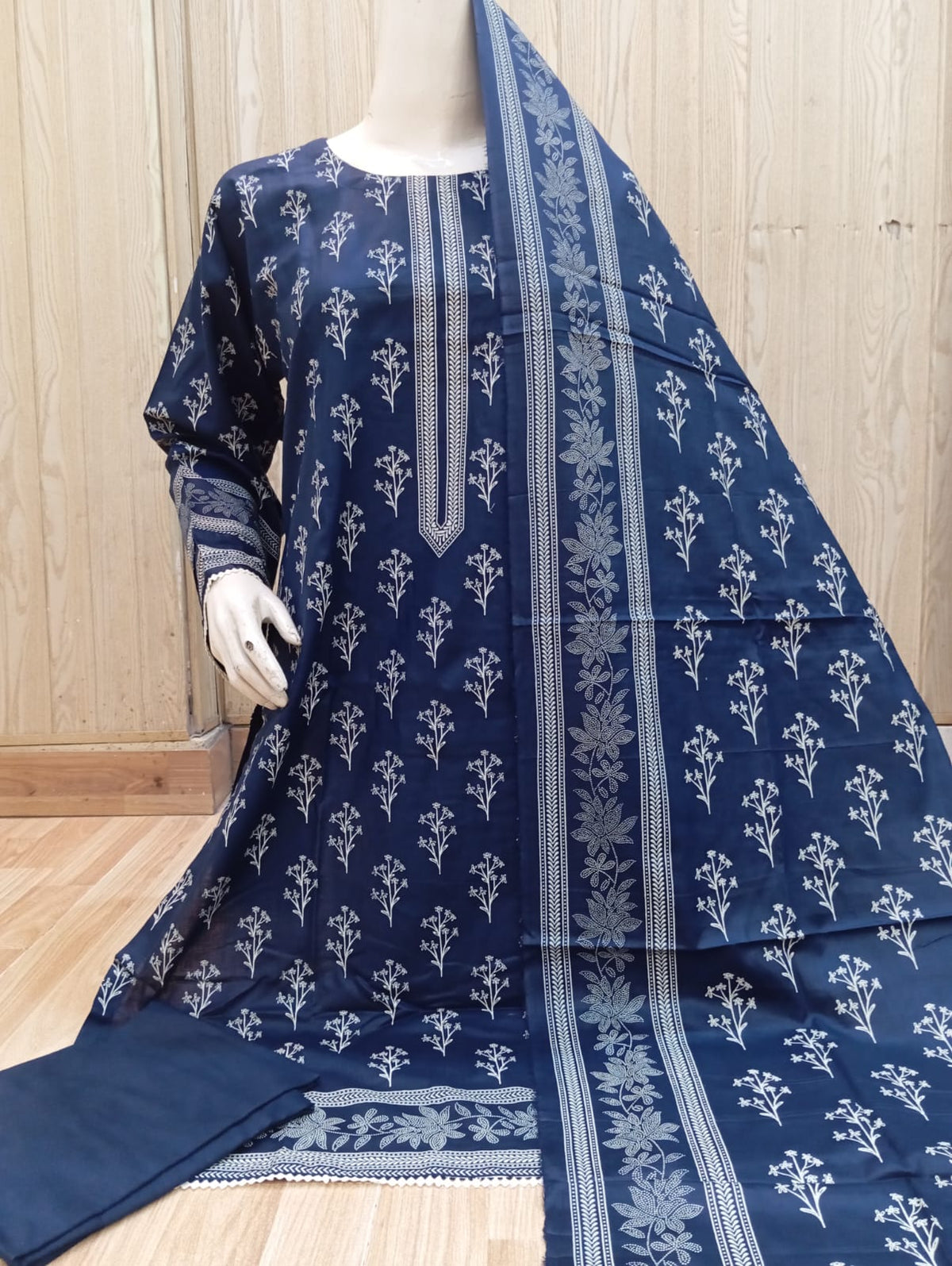 Bin Saeed 3 Pcs Suit Print