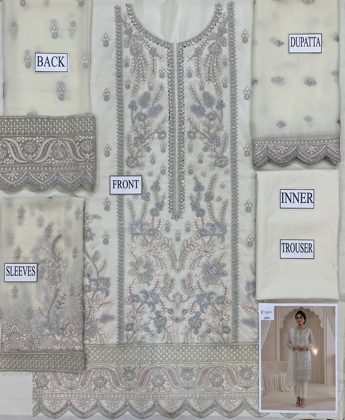 NAQSH EMBROIDERED CHIFFON COLLECTION