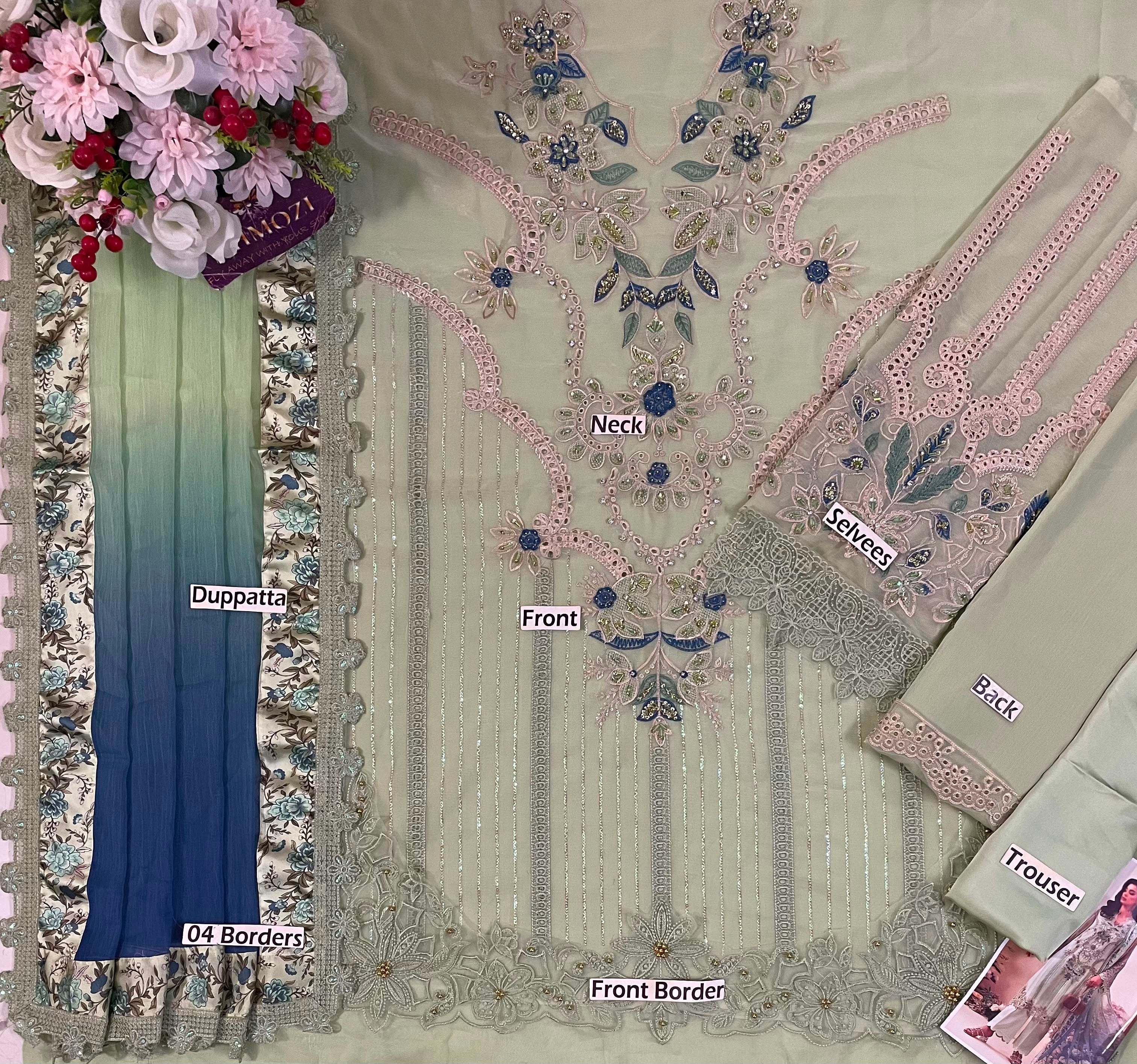 Maria-B Chiffon Embroidered Collection