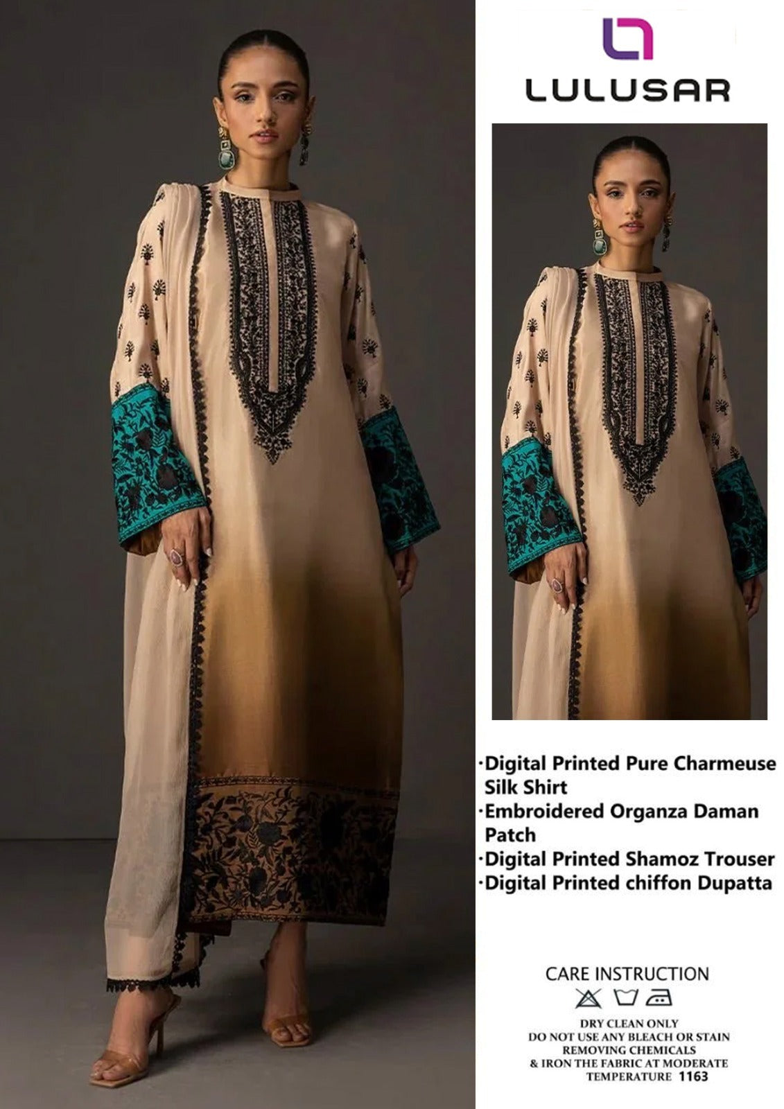 DIGITAL PRINTED SILK 3 Pcs