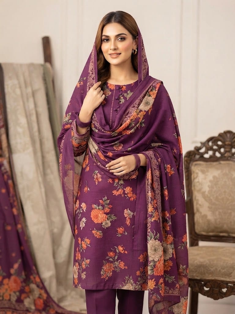 DIGITAL PRINTED SILK 3 Pcs