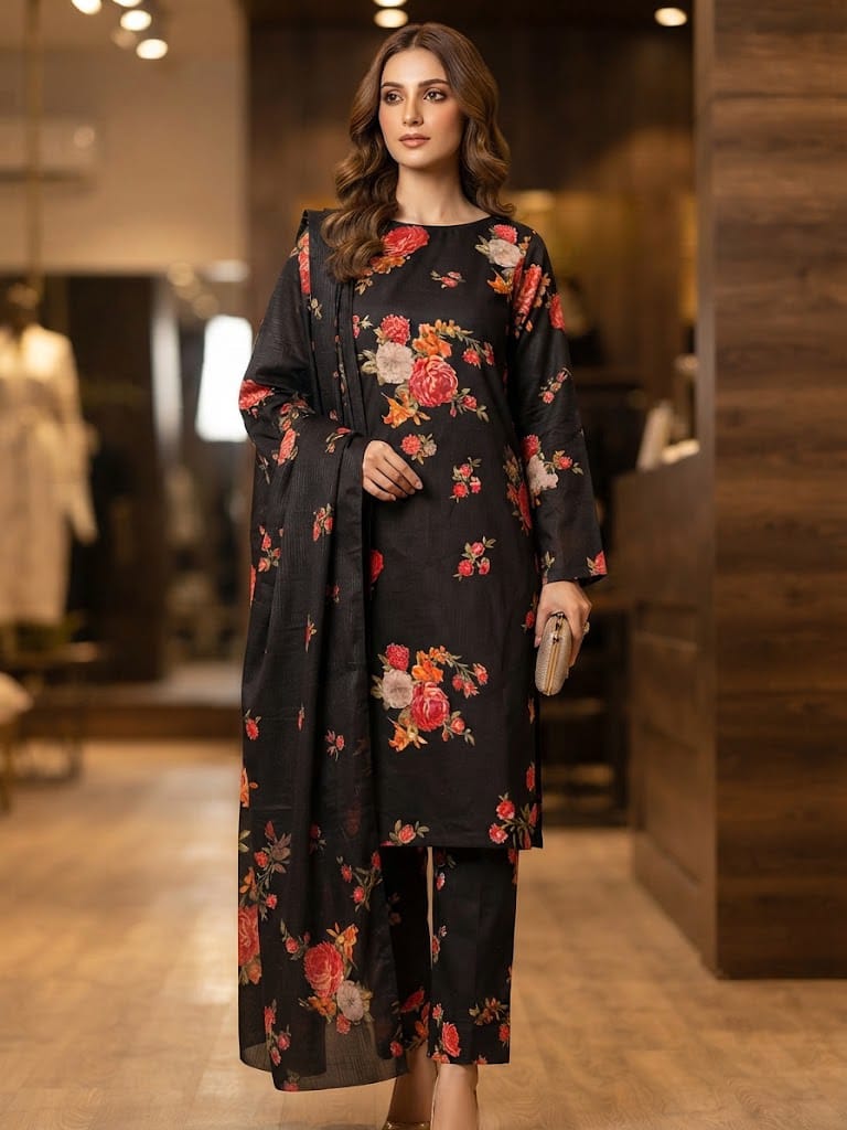 DIGITAL PRINTED SILK 3 Pcs