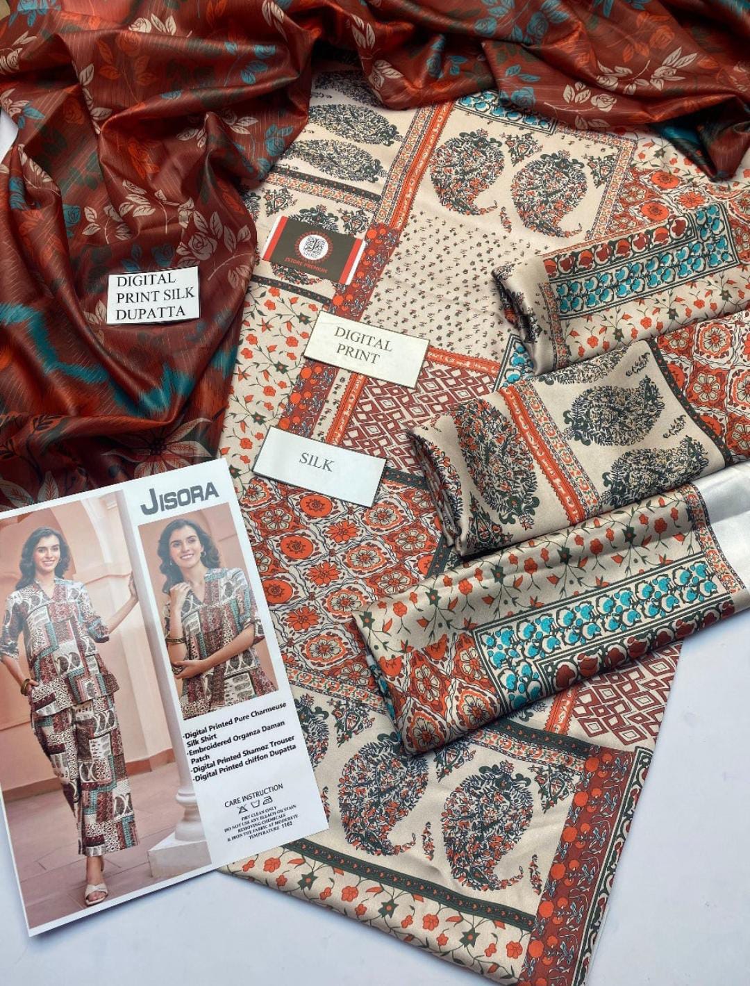 DIGITAL PRINTED SILK 3 Pcs