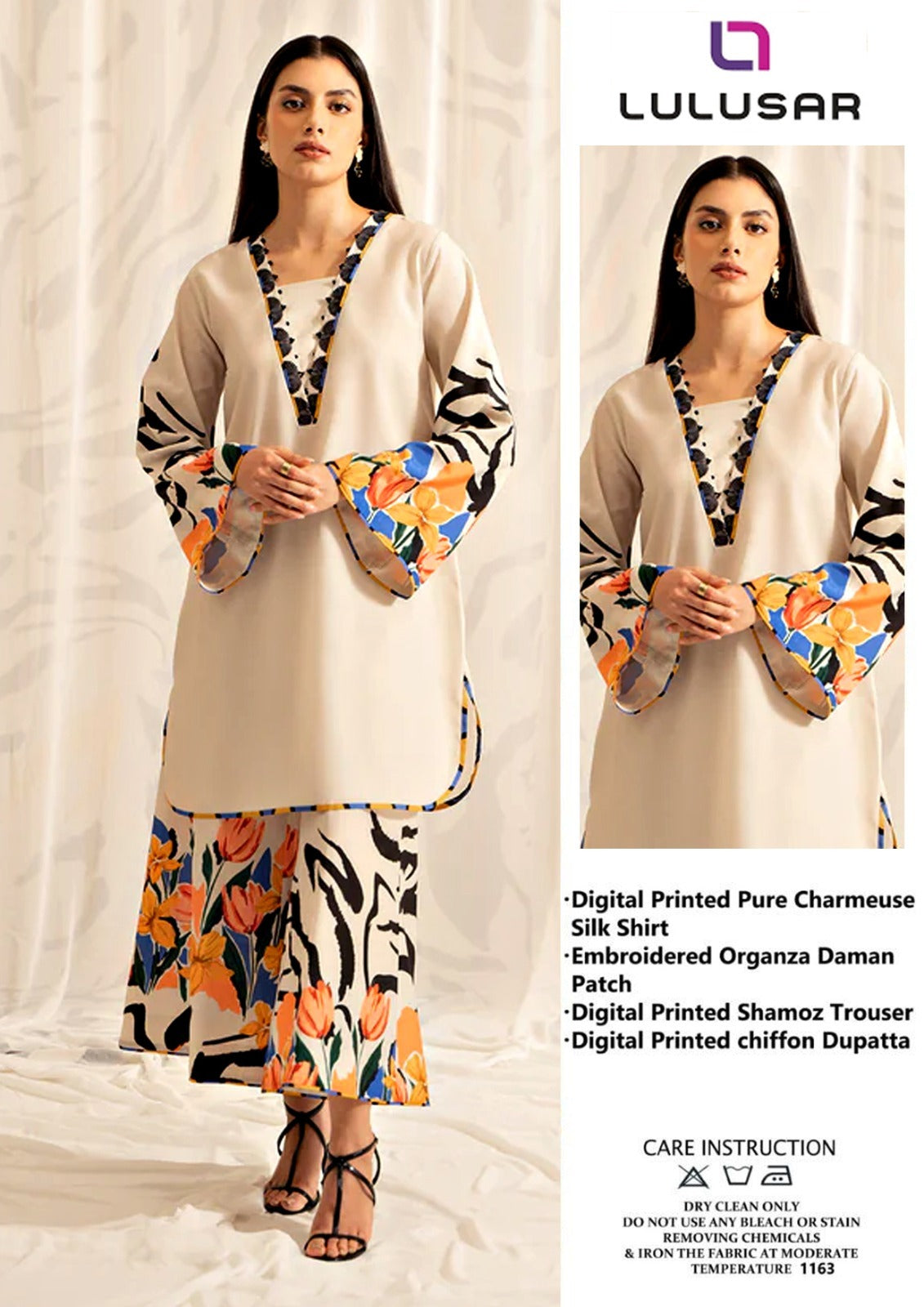 DIGITAL PRINTED SILK 3 Pcs