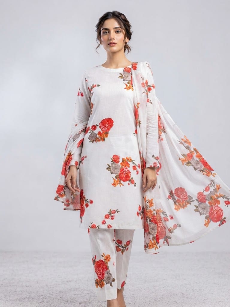 DIGITAL PRINTED SILK 3 Pcs