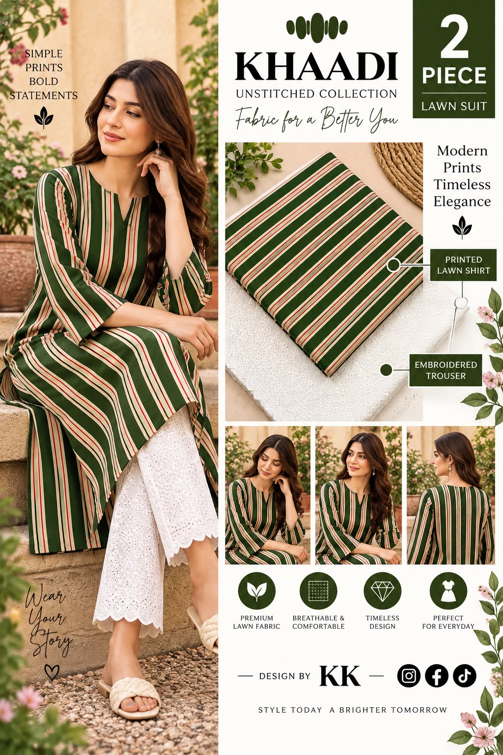 KHAADI LAWN PRINT 2026