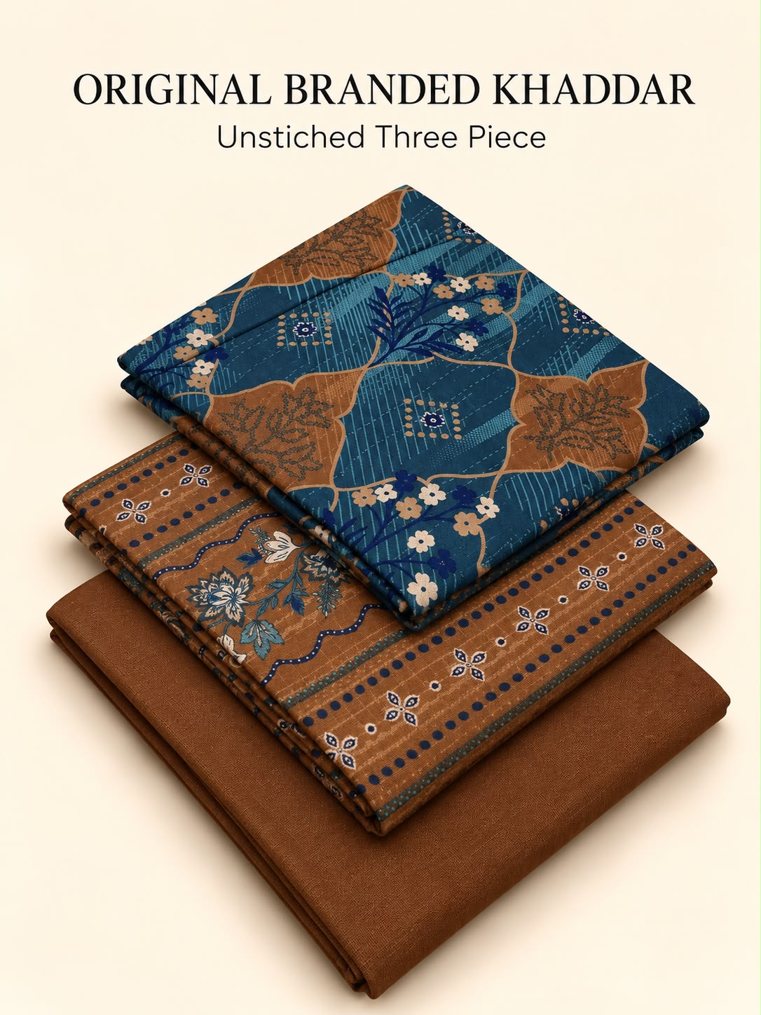 KHADDAR 3 PCS