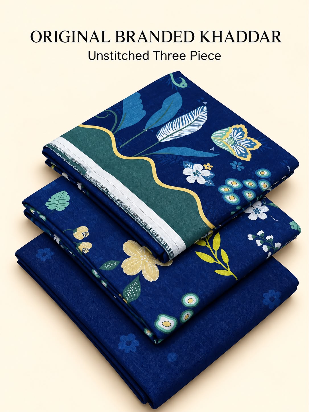 KHADDAR 3 PCS
