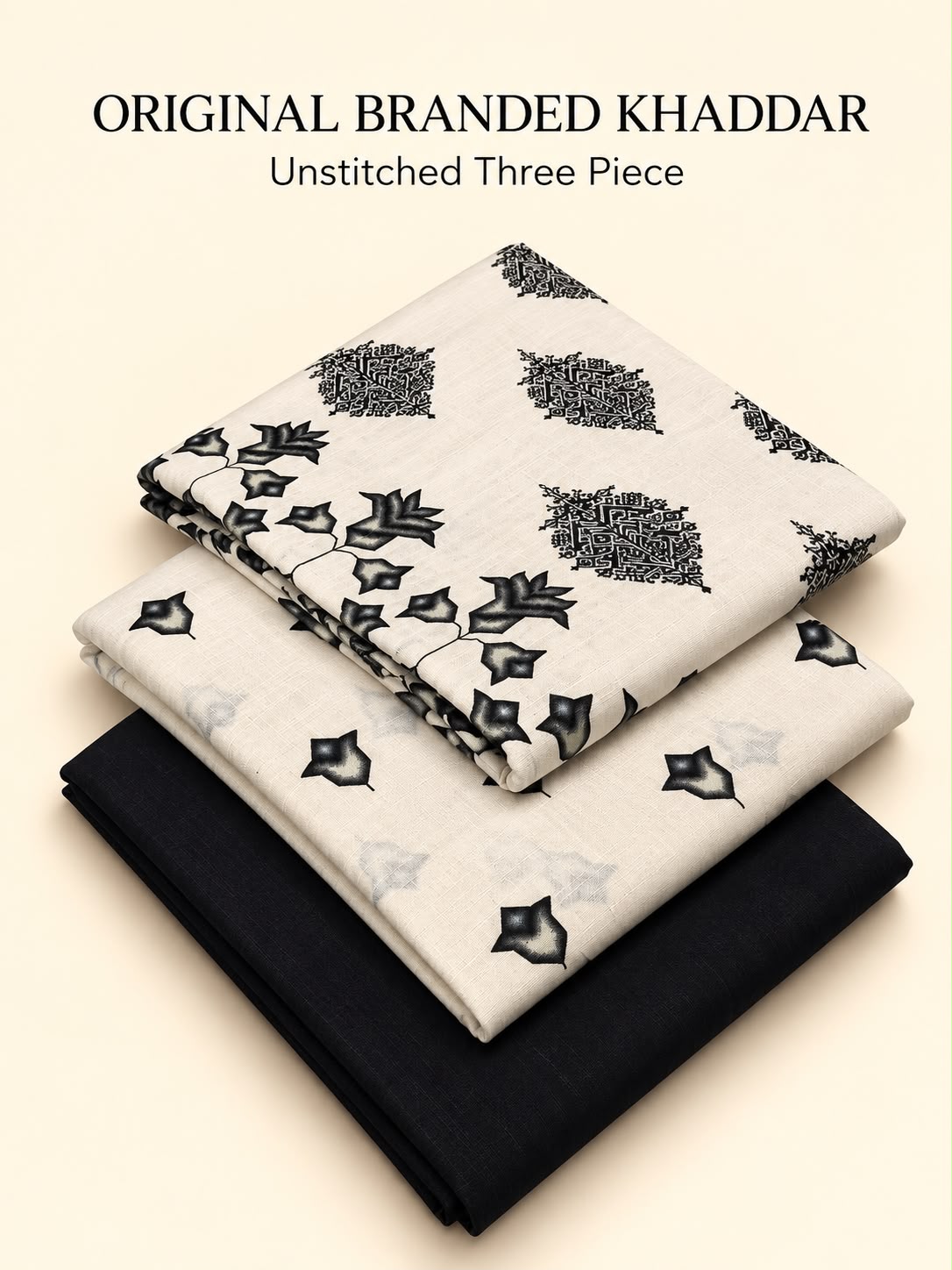 KHADDAR 3 PCS