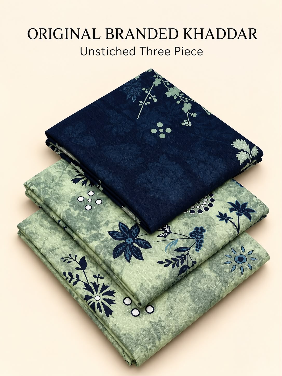 KHADDAR 3 PCS