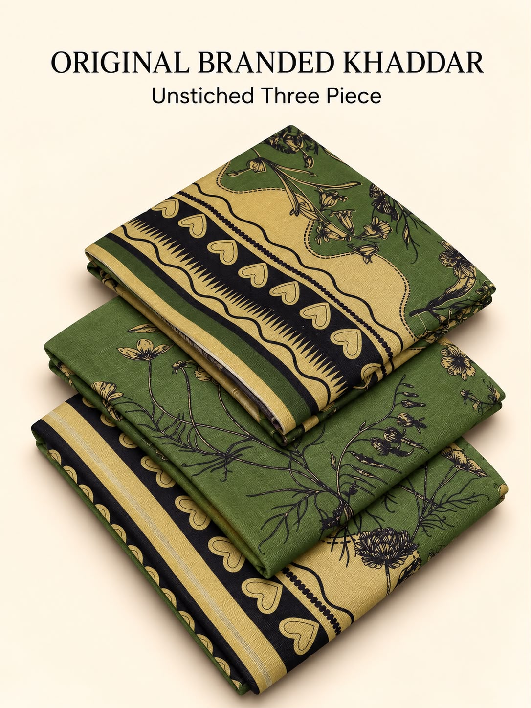 KHADDAR 3 PCS