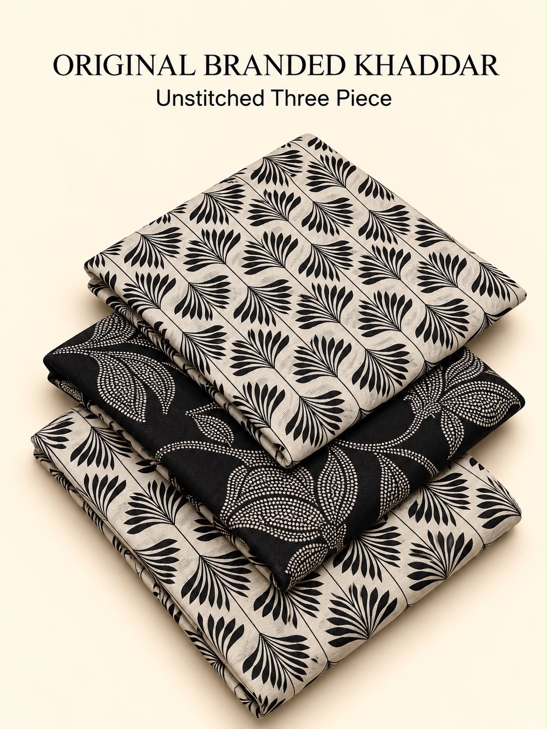 KHADDAR 3 PCS